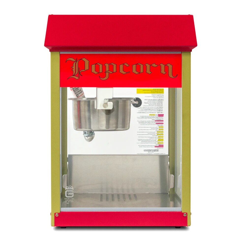 Gold Medal 2404 Red - 4oz Popcorn Popper table top